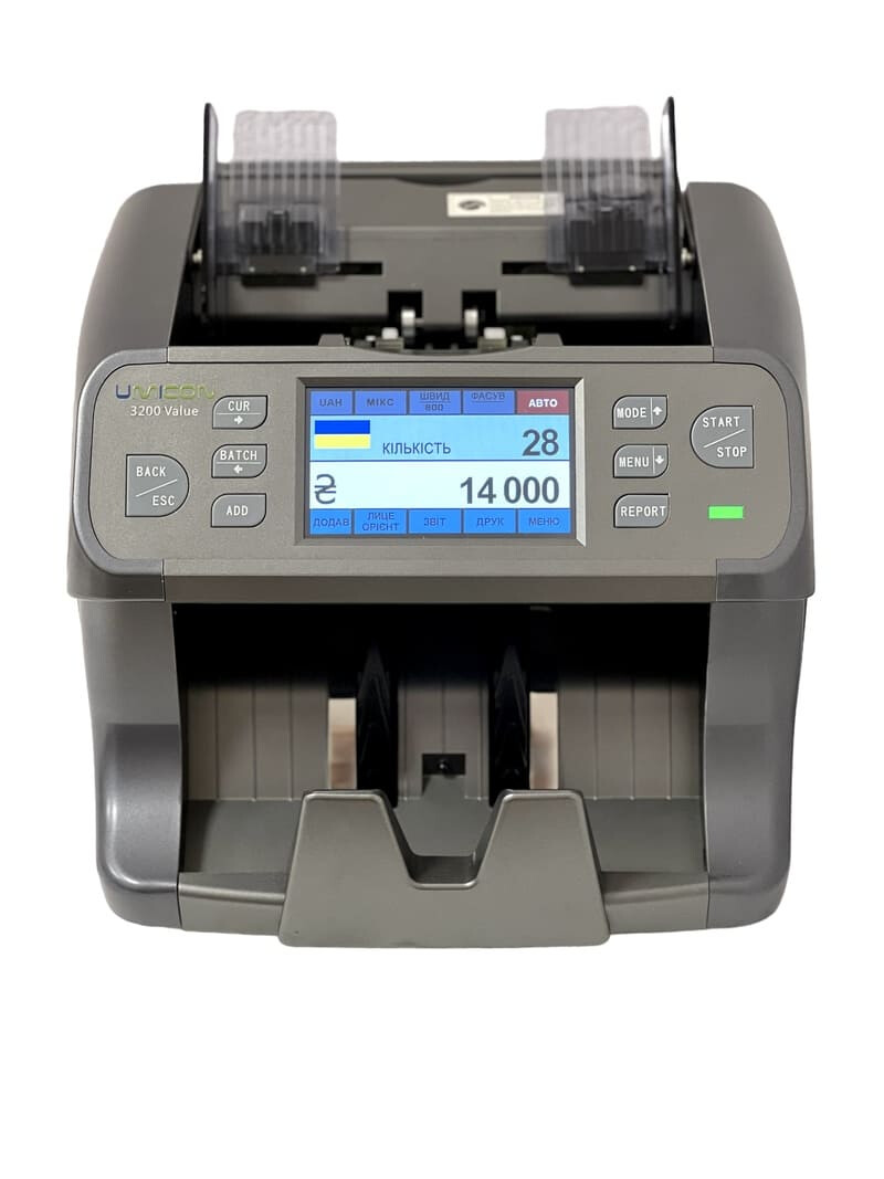 Лічильник банкнот Umicon 3200 Value (Визначенням номіналу)