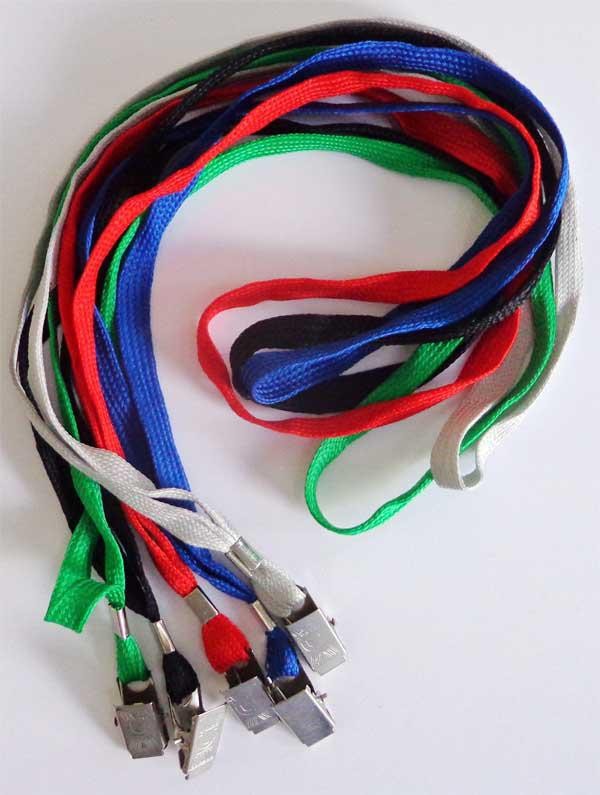 Шнурок для беджей D002 (синий, черный, красный, серый, зеленый)
